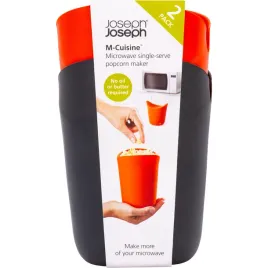 joseph-joseph-m-cuisine-2-piece-orange-popcorn-maker-set