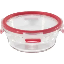 emsa-clipandclose-glass-food-container-600-ml-red