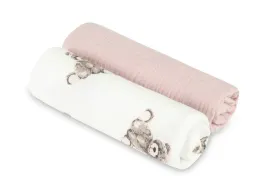 pielucha-muslin-kreszowany-60x75-2-pack-teddy-pink