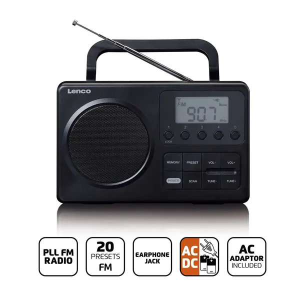 lenco-mpr-035bk-black