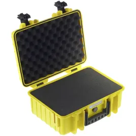 bandw-outdoor-case-type-4000-yellow-incl-foam-insert
