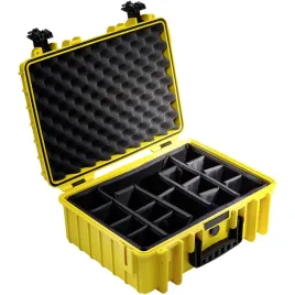 bandw-outdoor-case-type-5000-zolty-z-przegrodkami
