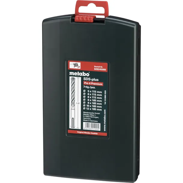 metabo-sds-plus-p4p-4c-drill-set-7-pcs