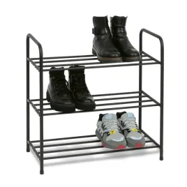 regal-na-buty-stalowy-konighoffer-arco-63-x-28-x-61-cm-3-poziomy-czarny