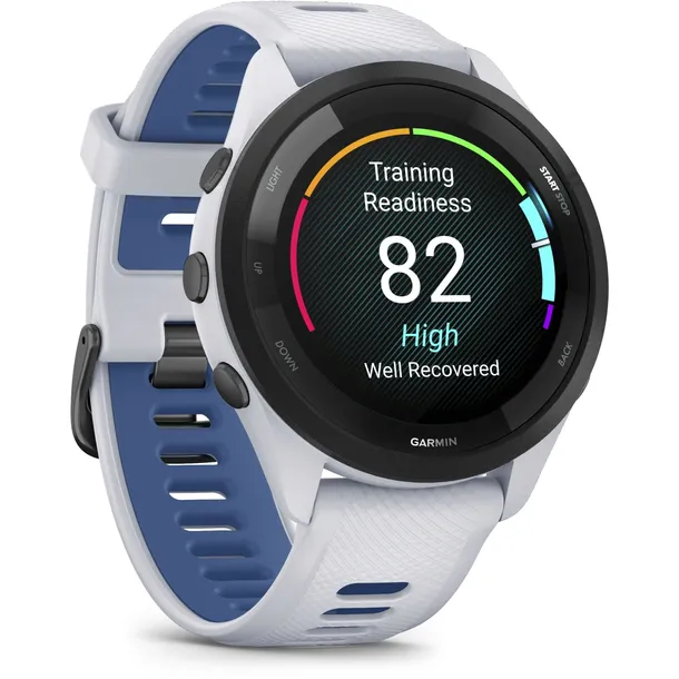 garmin-forerunner-265-white-dark-blue