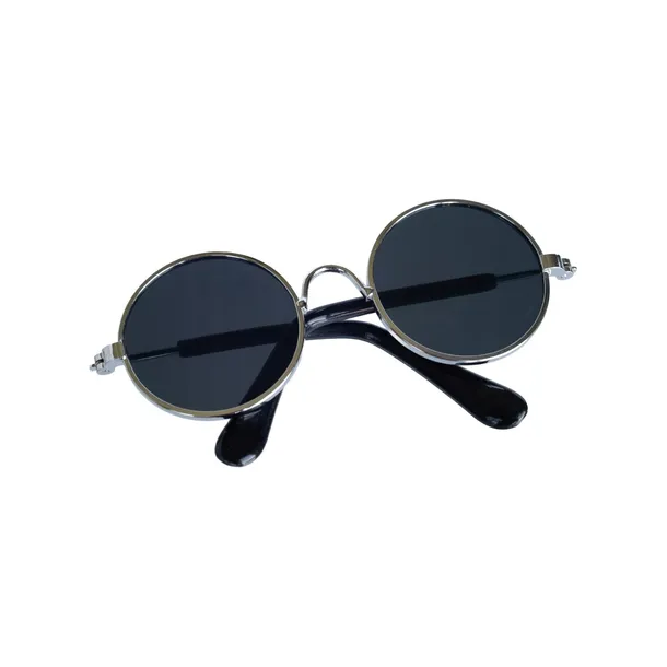 1szt. metalowe okulary dla lalki, misia, 8cm przeciwsłoneczne