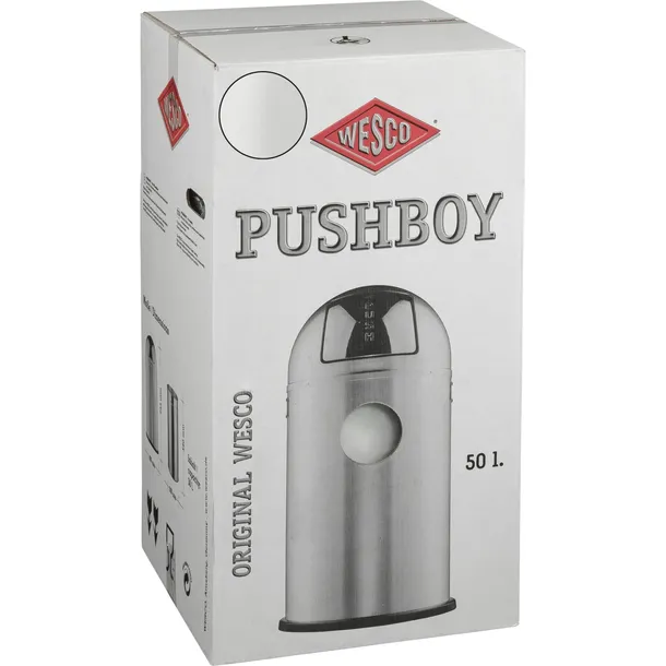 wesco-pushboy-50l-weiss-matt
