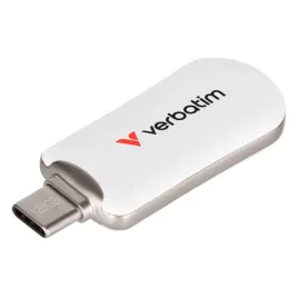 verbatim-plectra-white-128gb-usb-c-flash-drive-30229