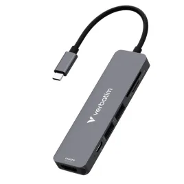verbatim-usb-c-essentials-multi-port-hub-6-port-card-read-32156