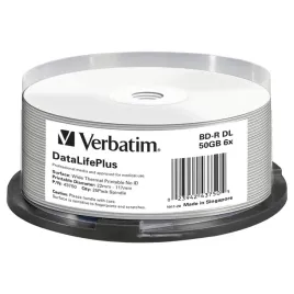 1x25-verbatim-bd-r-blu-ray-50gb-6x-speed-thermal-printable-cb