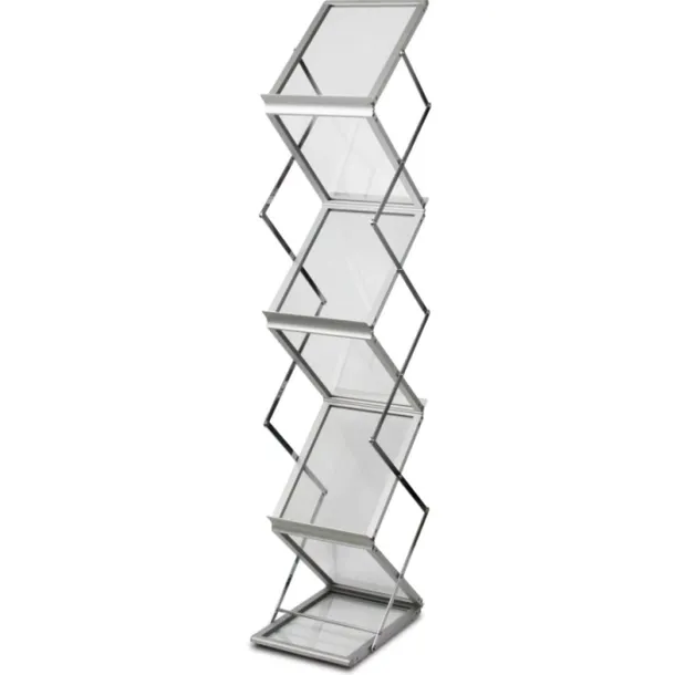STOJAK NA ULOTKI Z-SHAPE DWUSTRONNY + TORBA