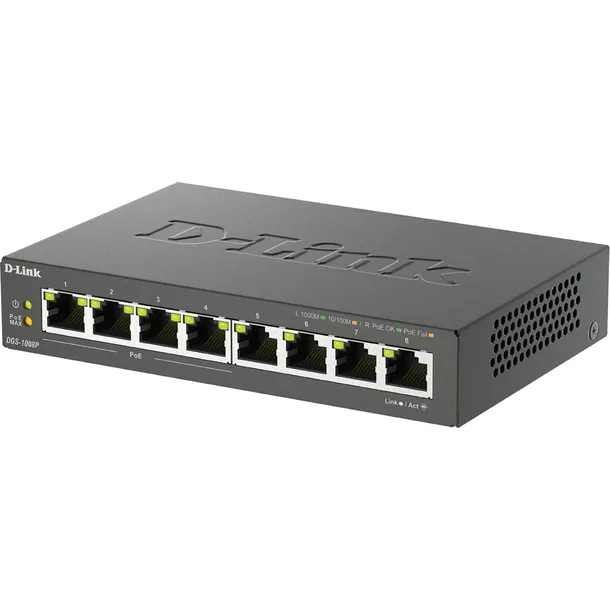 d-link-8-port-layer2-poe-gigabit-switch