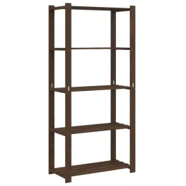 regal-z-5-polkami-brazowy-80x38x170-cm-lite-drewno-sosnowe