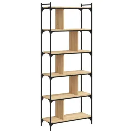 6-poziomowy-regal-na-ksiazki-dab-sonoma-76x32x192-cm