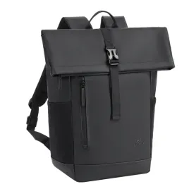 rivacase-7826-eden-rucksack-14-eco-schwarz-roll-top