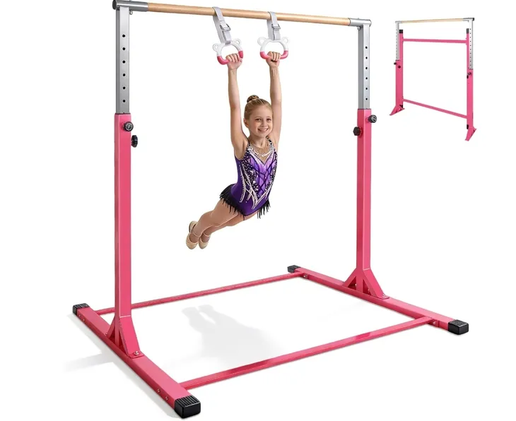 Drążek Gimnastyczny Dziecięcy Do Domu Regulowany Wysokość 103-158 cm 150 kg