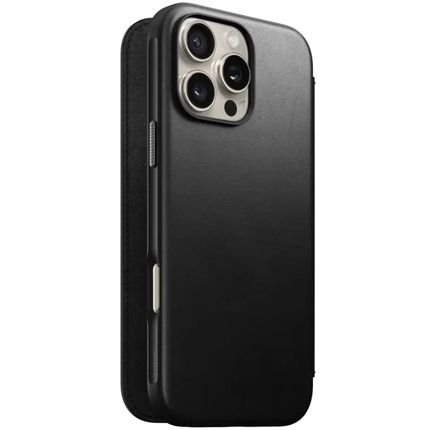 nomad-modern-leather-folio-iphone-16-pro-max-black