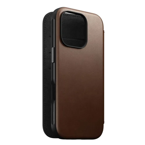 nomad-modern-leather-folio-iphone-16-pro-brown