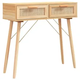 stolik-konsolowy-brazowy-80x30x75-cm-lita-sosna-i-rattan