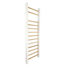 drabinka-gimnastyczna-do-cwiczen-sciany-master-220-x-80cm-biala-lakierowana