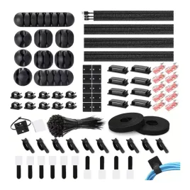 zestaw-akcesoriow-do-organizacji-kabli-rzepy-klipsy-opaski-cable-management