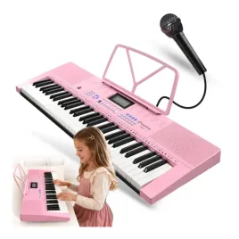 keyboard-dla-dzieci-organy-cyfrowe-rozowy-elektroniczny-suprimo-mikrofon