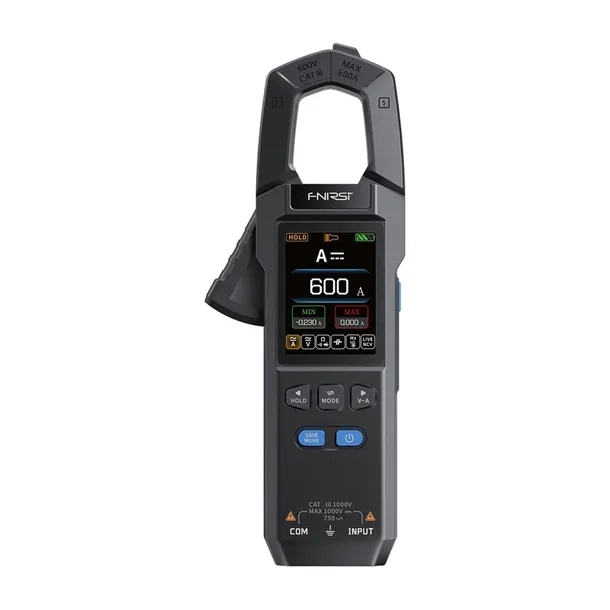 MIERNIK CĘGOWY FNIRSI DMC 100 TRUE RMS NCV TFT USB C AC DC 25 MM