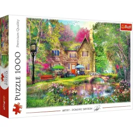 puzzle-1000-el-lesna-przystan-trefl-domek-nad-jeziorem-las-wiek-10