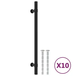 uchwyty-do-szafek-10-szt-czarne-192-mm-stal-nierdzewna