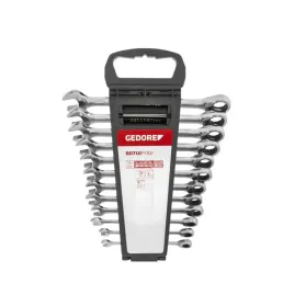 gedore-red-ratchet-spanner-set-metric-12-pieces