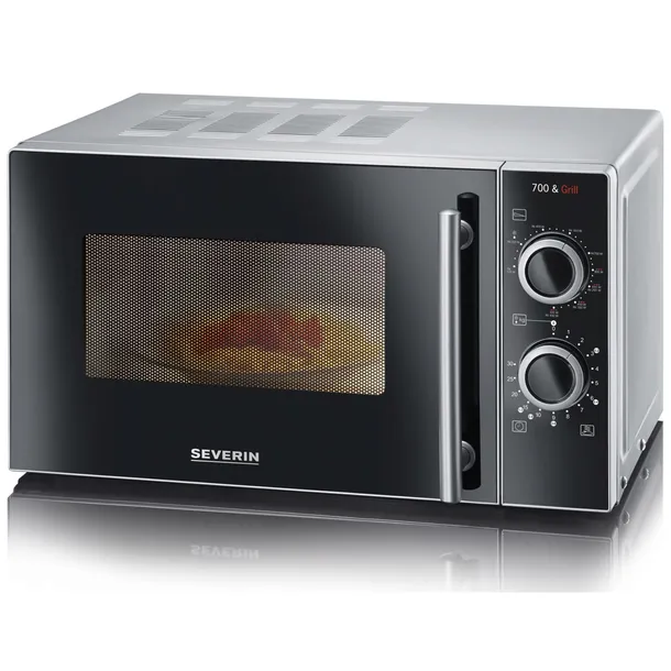 severin-mw-7771-black-silver-2-in-1-with-grill-function