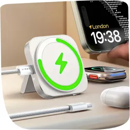 lisen-2e562-mini-ladowarka-indukcyjna-magsafe-iphone-apple-watch-2w1-bialy