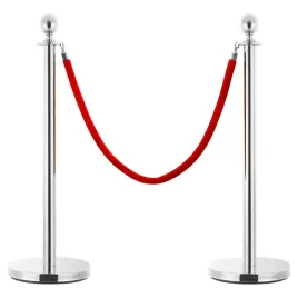 zestaw-2-slupki-vip-stal-nierdzewna-lina-aksamitna-czerwona-150-cm