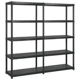 regal-plastikowy-85-x-40-x-185-cm-czarny-5-poziomow-max-60-kg