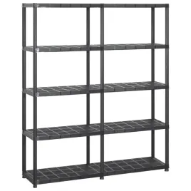 regal-plastikowy-czarny-71-x-38-x-170-cm-5-poziomow-max-30-kg