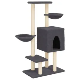 drapak-dla-kota-z-sizalowymi-slupkami-ciemnoszary-117-cm