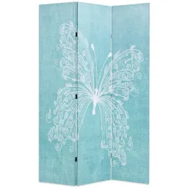 skladany-parawan-120x170-cm-niebieski-z-motylem
