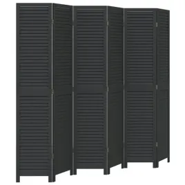 parawan-pokojowy-6-panelowy-czarny-lite-drewno-paulowni