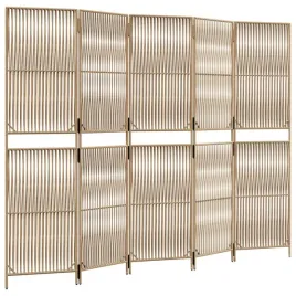 parawan-5-panelowy-bezowy-polirattan