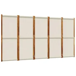 parawan-5-panelowy-jasnoszary-350x180-cm