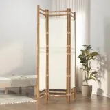 skladany-parawan-3-panelowy-120-cm-bambus-i-plotno-stan-nowy