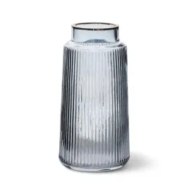 wazon-na-kwiaty-szklany-szary-26-cm-nowoczesny-dekoracyjny-serenite