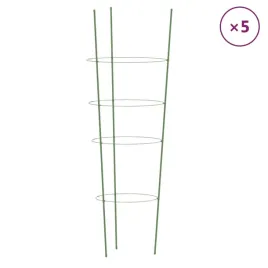 podporki-dla-roslin-z-4-obreczami-5-szt-zielone-90-cm-stal