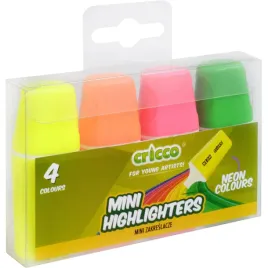 zakreslacze-mini-neon-cricco-4-kolory-etui-cr390w4