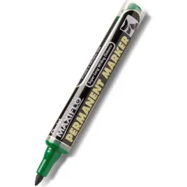 marker-permanentny-nlf60-zielony-sciety-z-tloczkiem-plynny-tusz-pentel