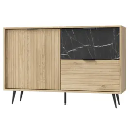 duza-szafka-komoda-do-salonu-greco-121-cm-szuflady-dab-czarny-marmur-mdf