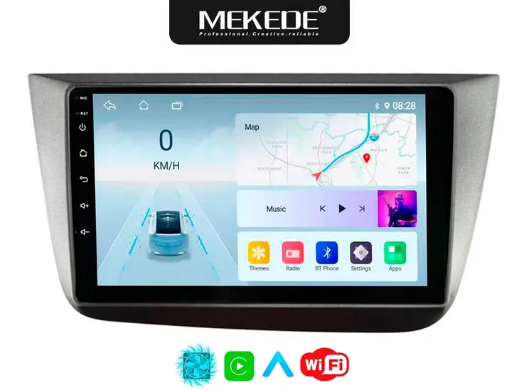 Radio Android Mekede Seat Altea 2004-2015 2/32GB | CarPlay, BT, GPS