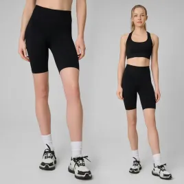 kolarki-damskie-4f-sportowe-legginsy-szybkoschnace-bezszwowe-czarne-m-l