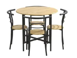 zestaw-mebli-do-jadalni-stol-okragly-85-cm-lugo-dab-4-krzesla-loft