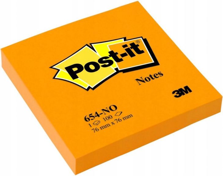 Karteczki samoprzylepne Post-it Pomarańcz 76x76
